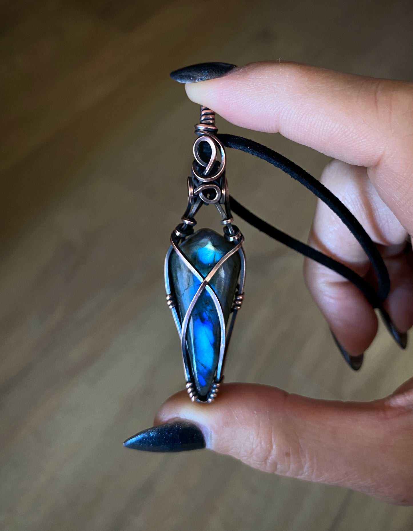 Labradorite Point Pendant