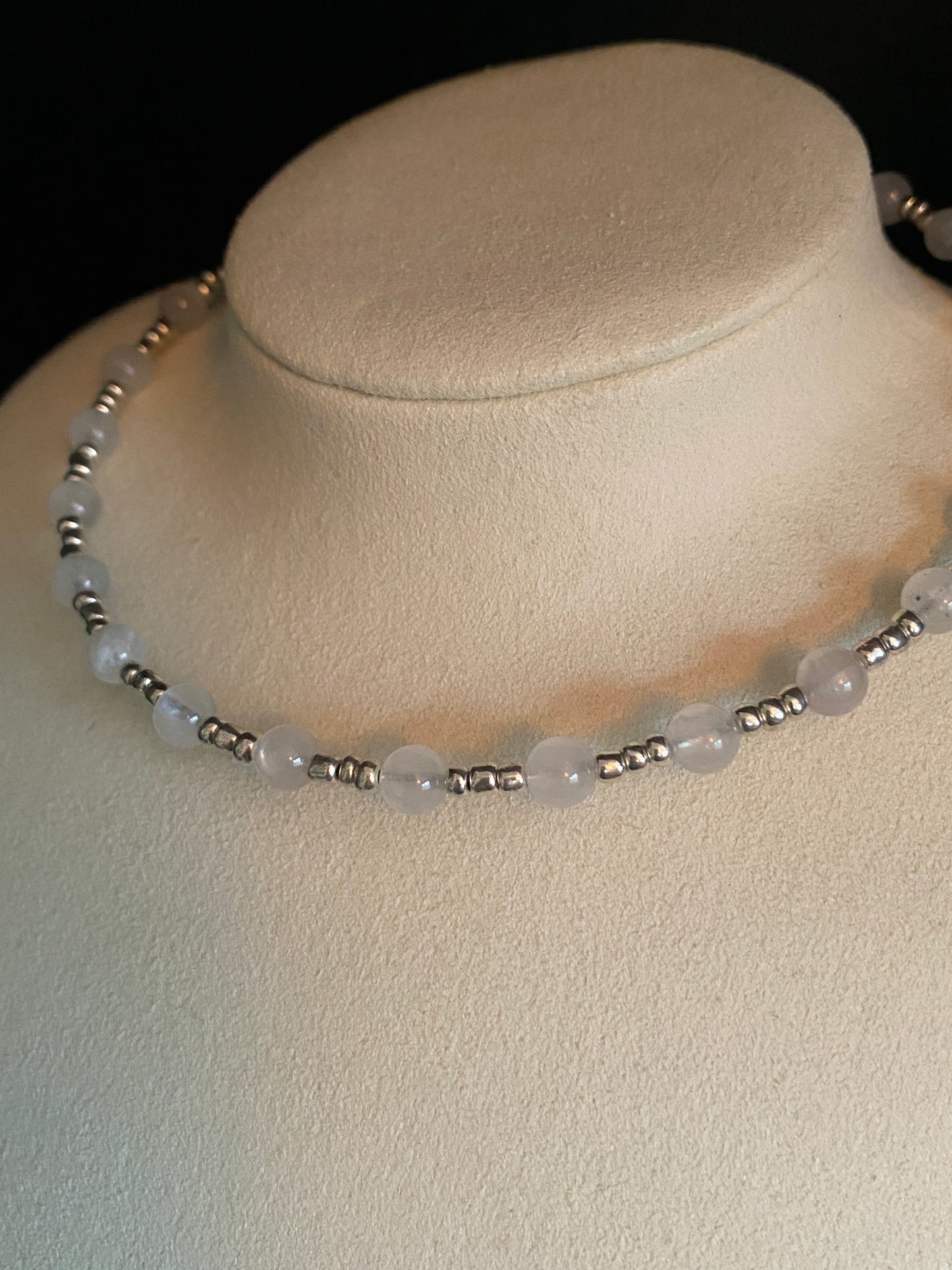 Rainbow Moonstone Choker