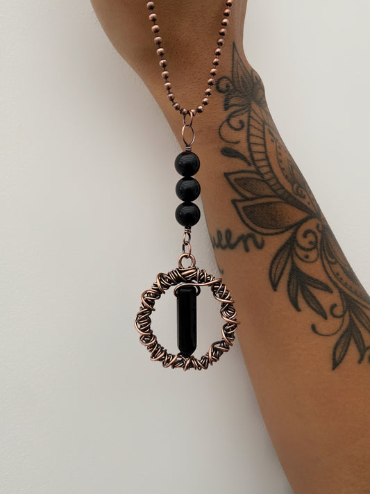 Black Tourmaline Car Crystals