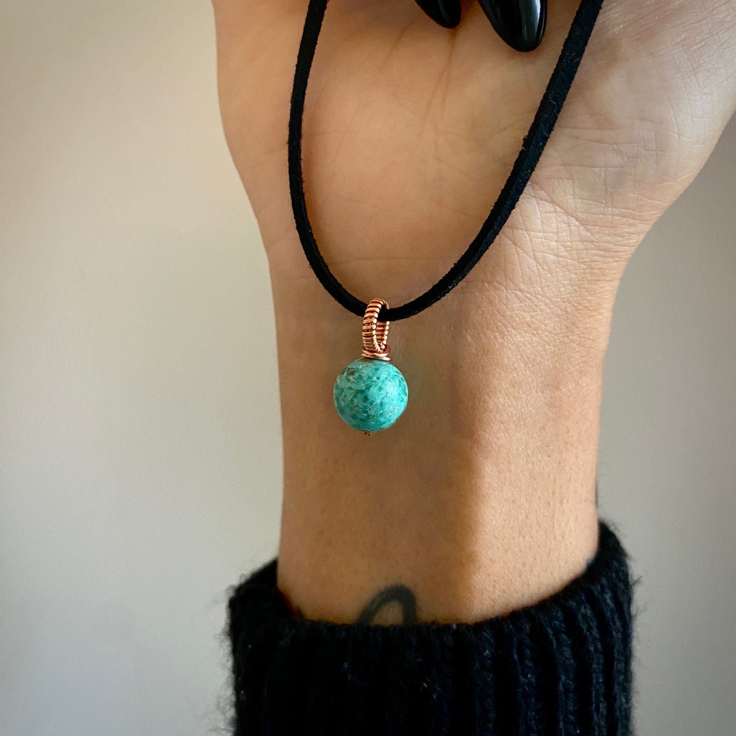 Peruvian Turquoise Bead Choker