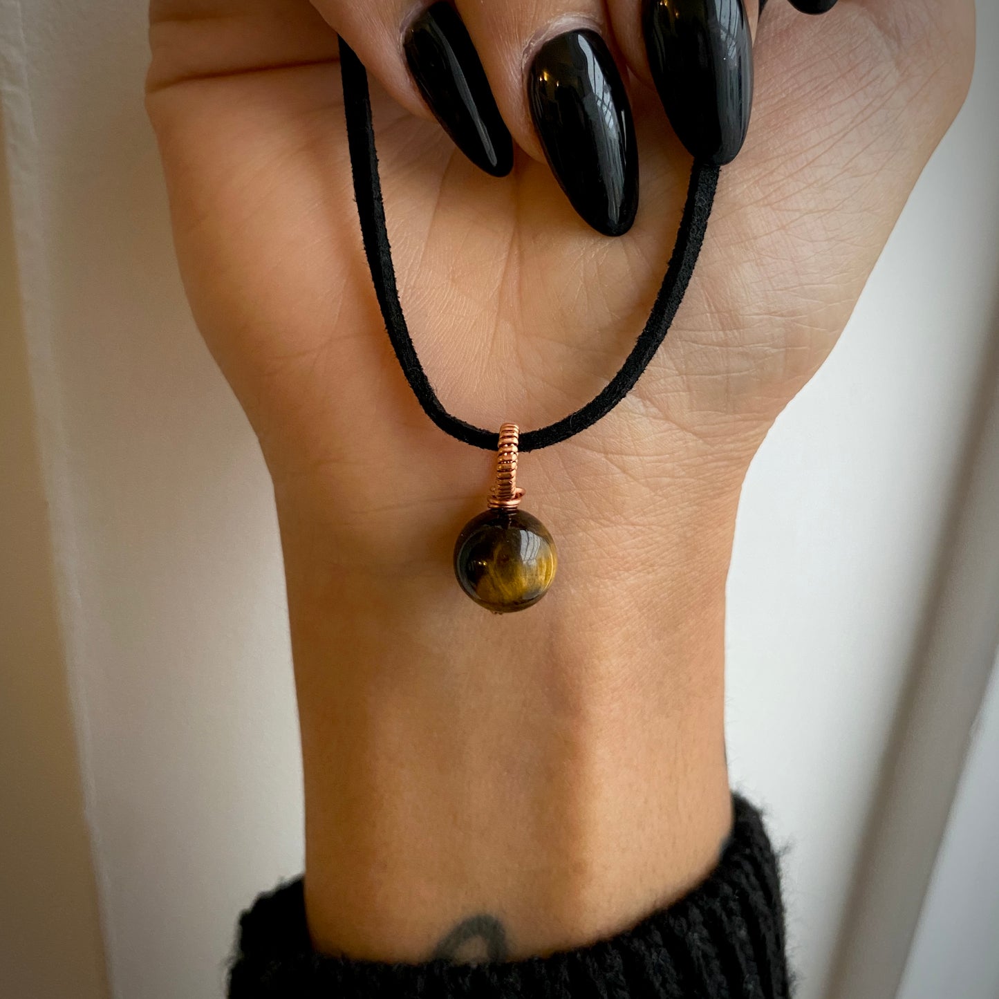 Tigers Eye Bead Choker