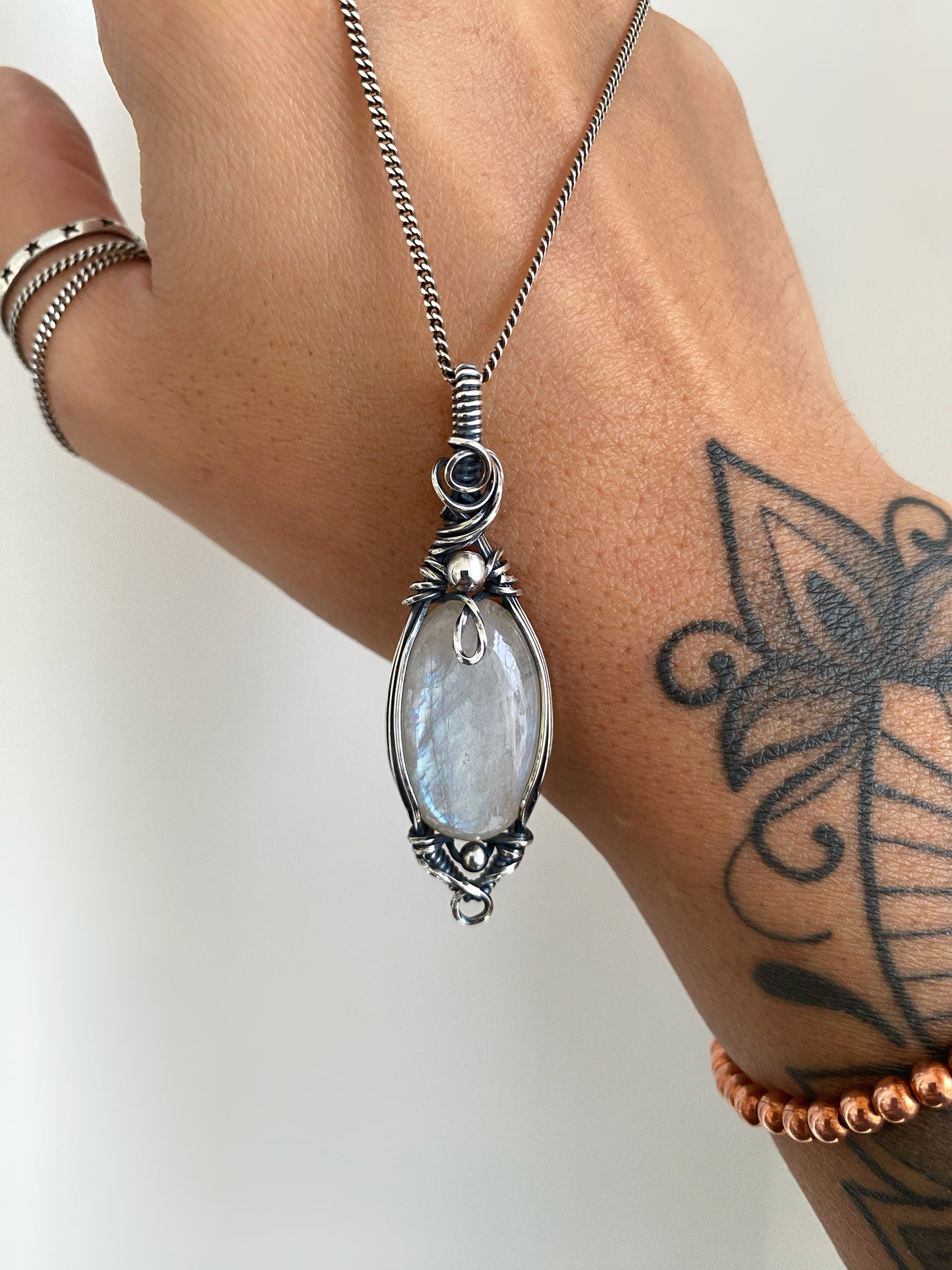 Belomorite Moonstone Necklace