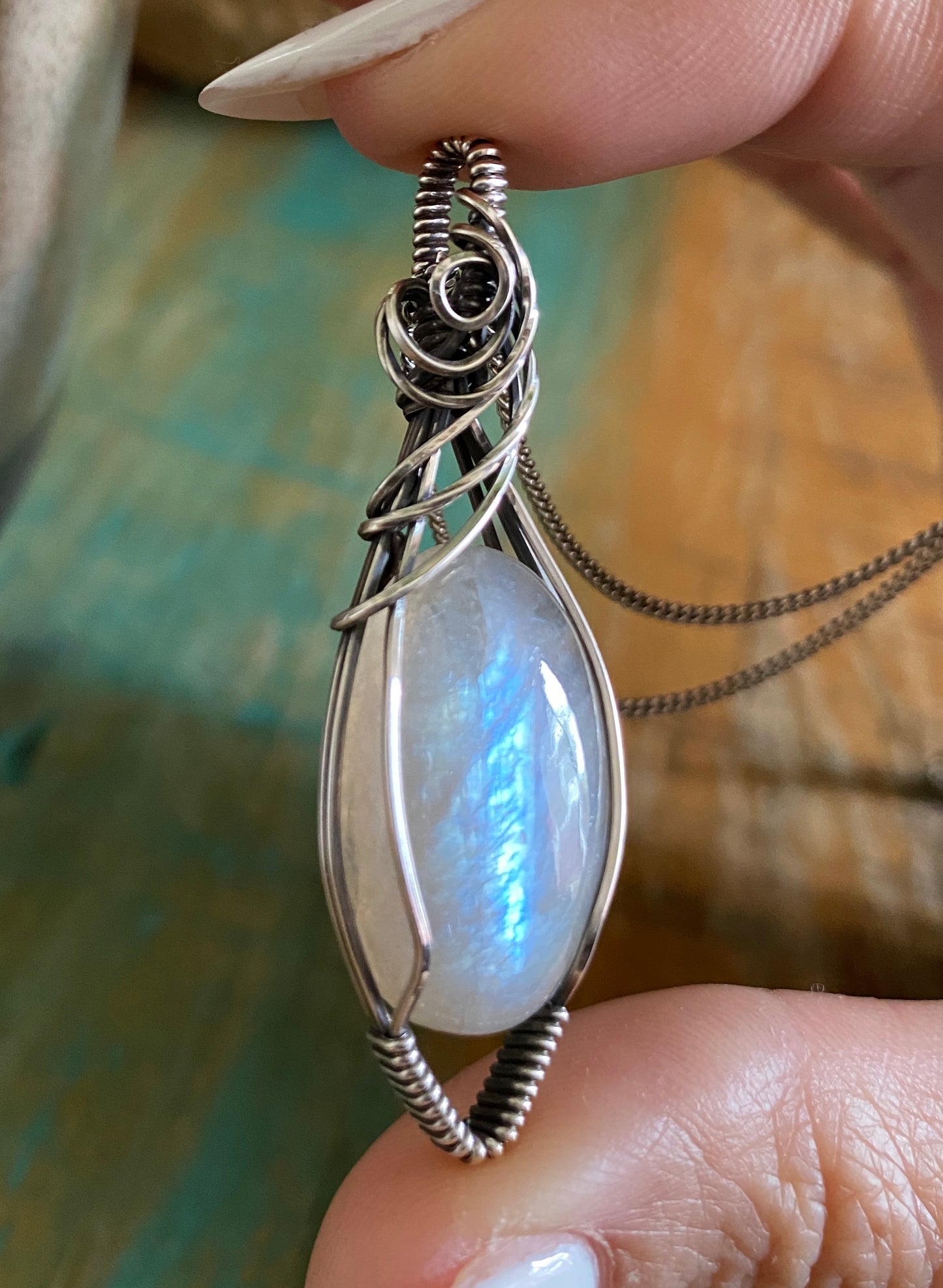 Belomorite Moonstone Necklace