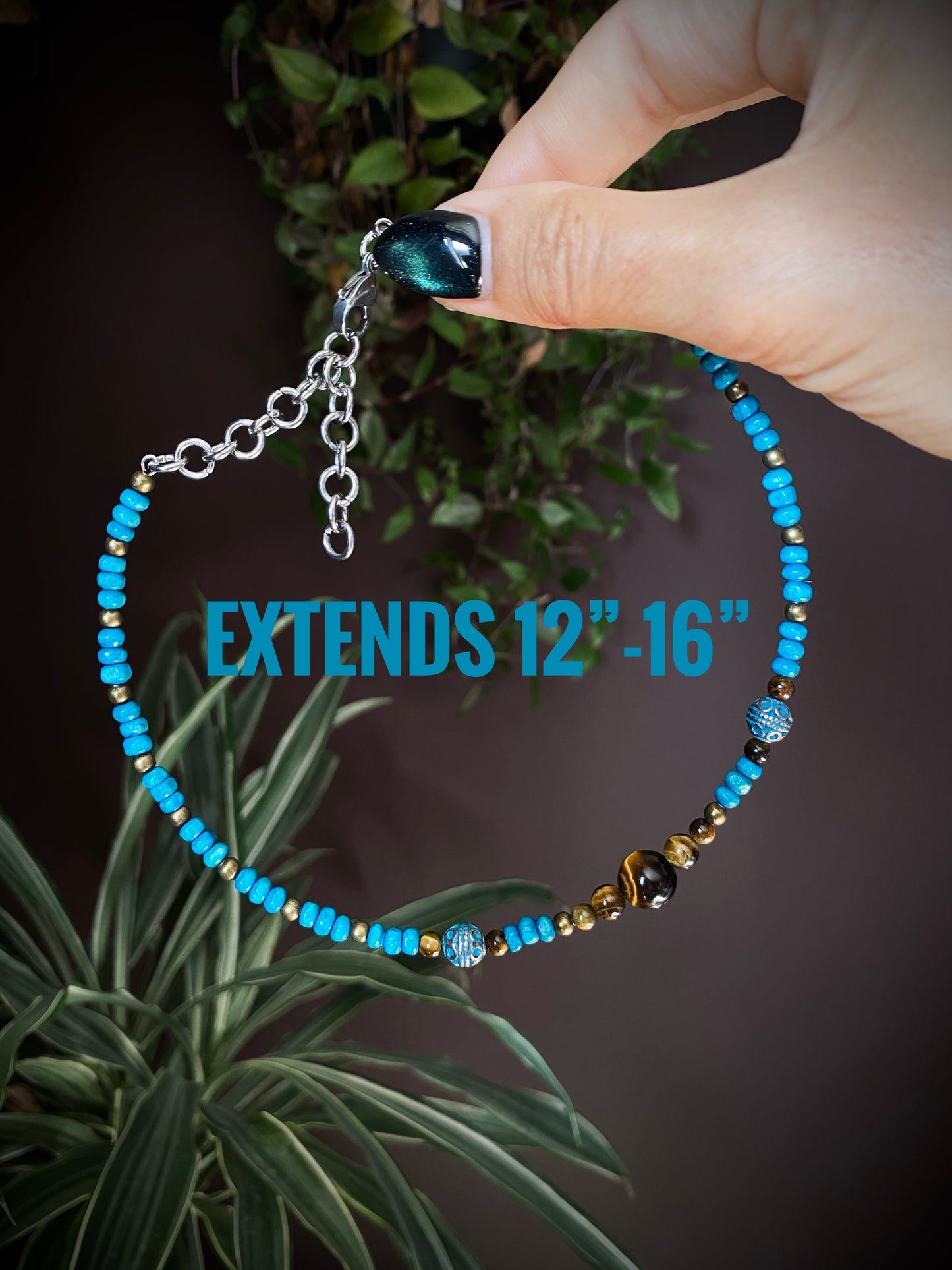 Boho ~ Tigers Eye Choker