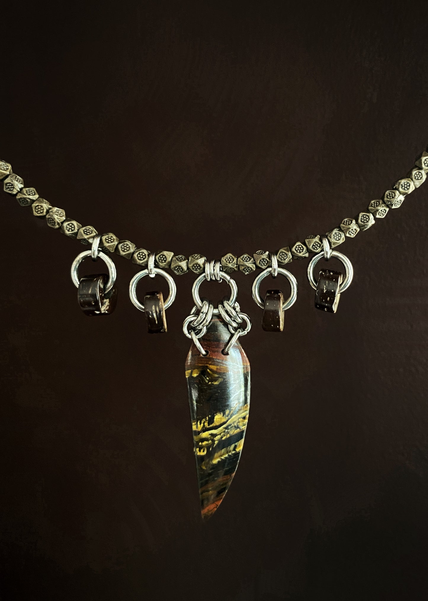 Boho ~ Tiger Iron Choker