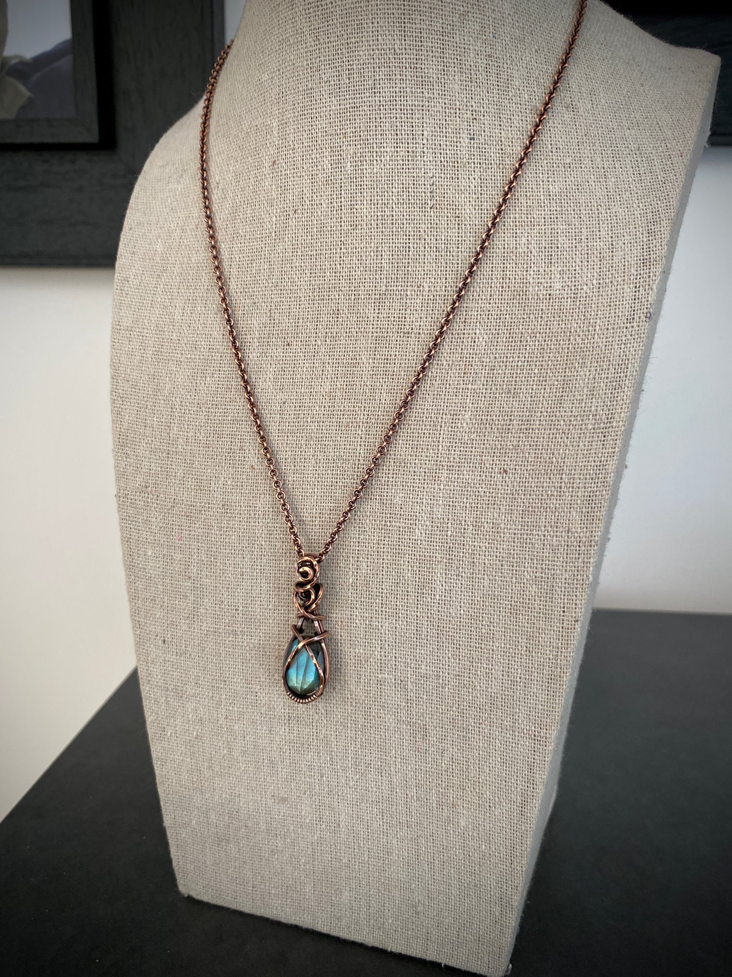 Faceted Labradorite Necklace