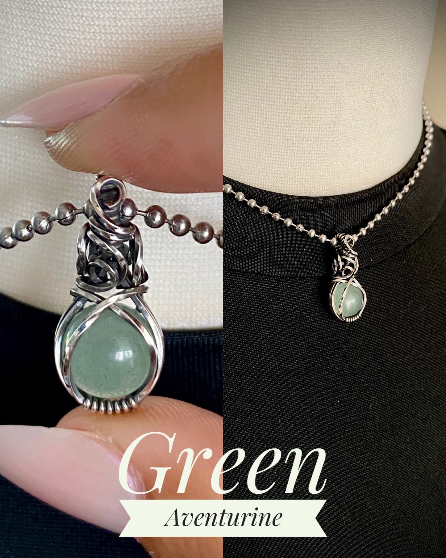 Green Aventurine Mini Crystal Choker