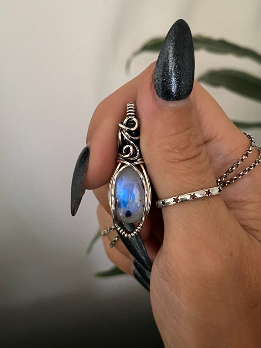 Flashy Rainbow Moonstone | Signature Wrap