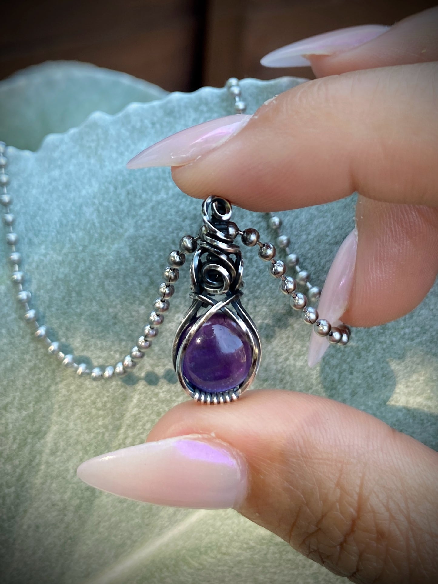 Amethyst Mini Crystal Choker