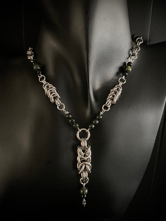 Serpentine | Black Onyx Choker