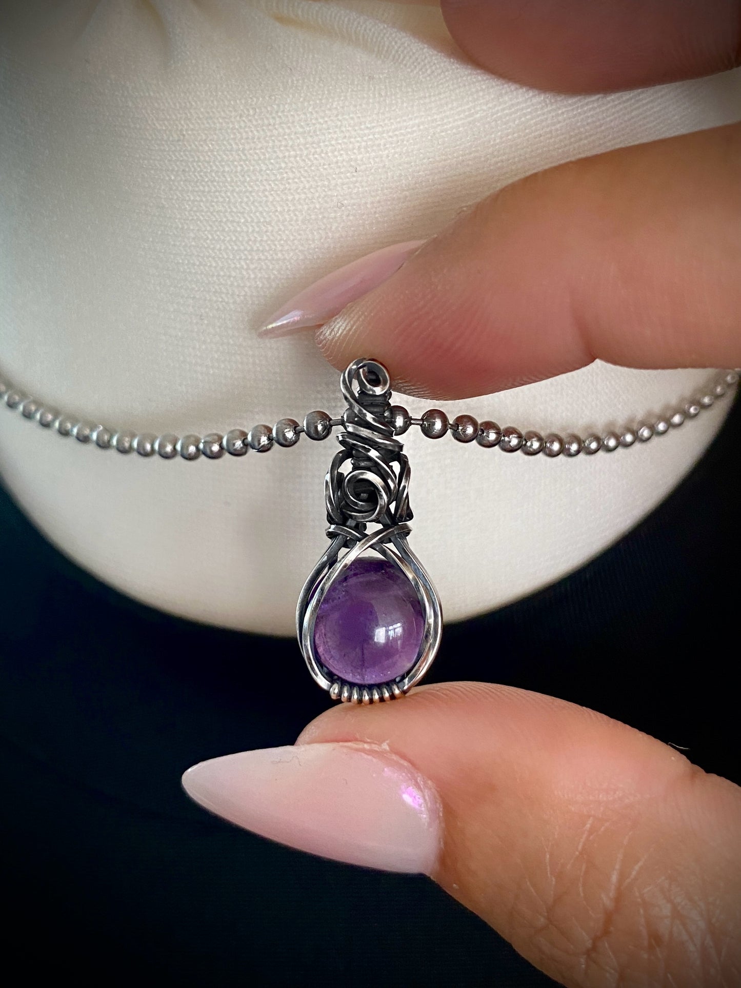 Amethyst Mini Crystal Choker