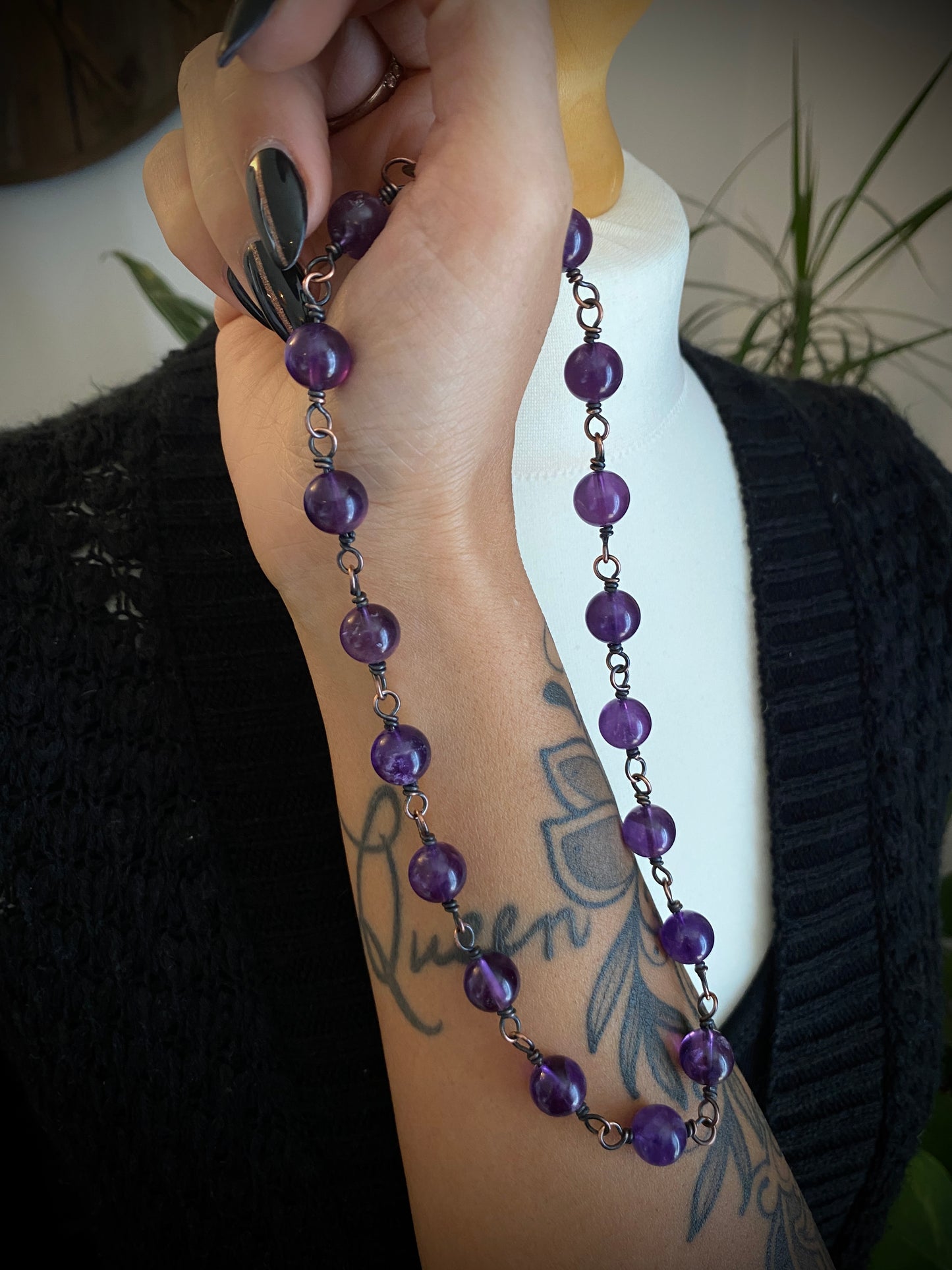 Amethyst Choker