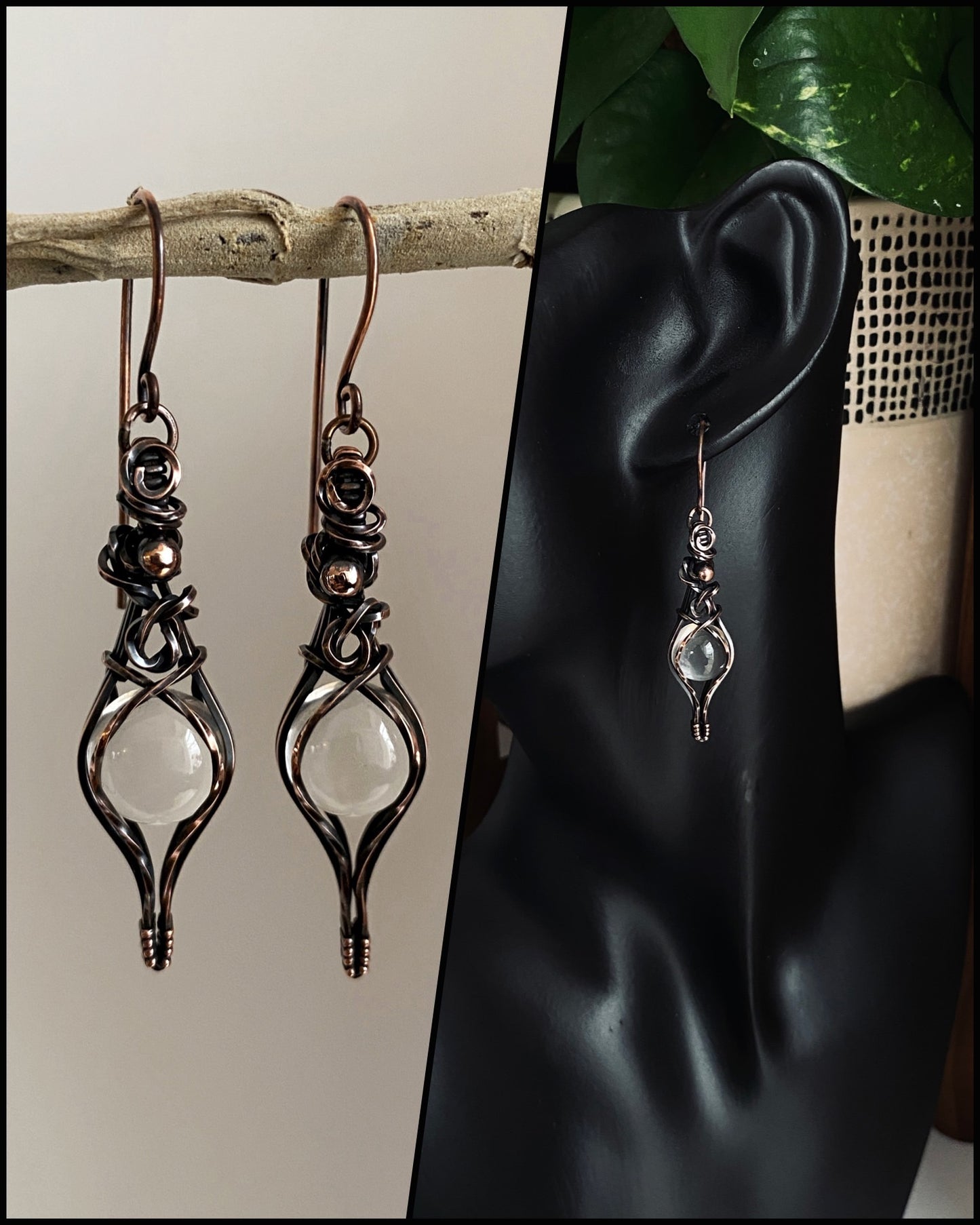 Clear Quartz Earrings