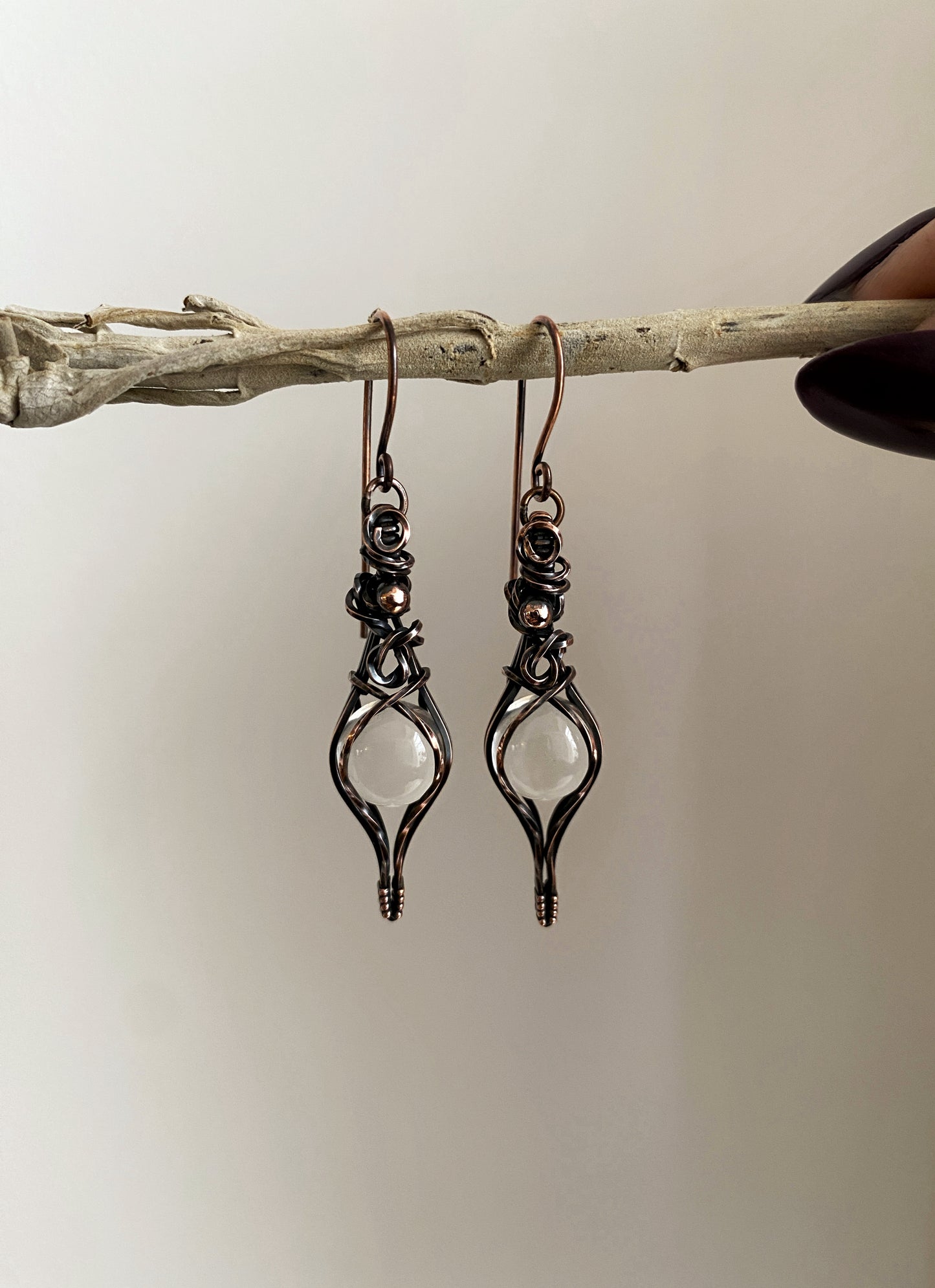 Clear Quartz Earrings