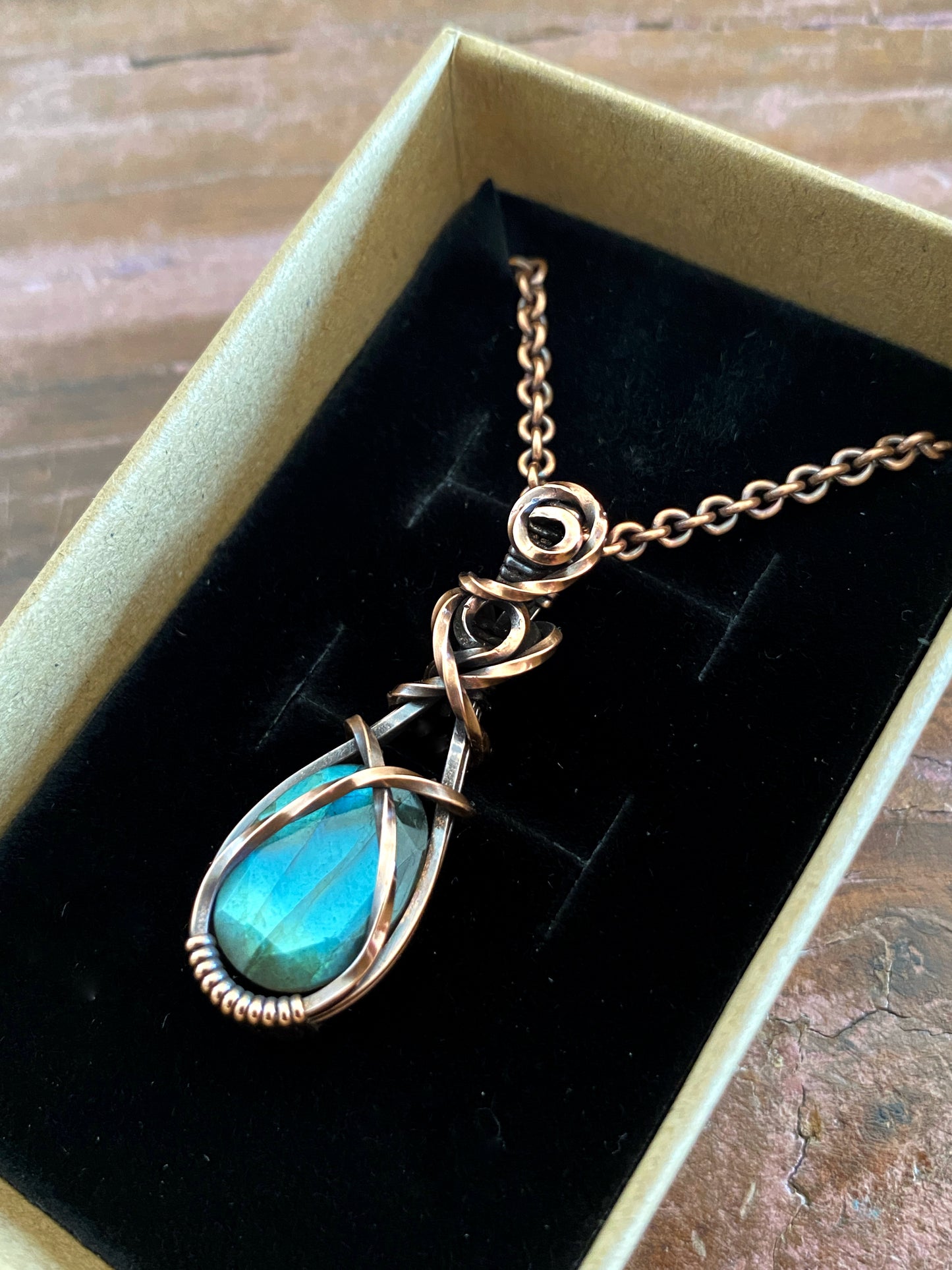 Faceted Labradorite Necklace