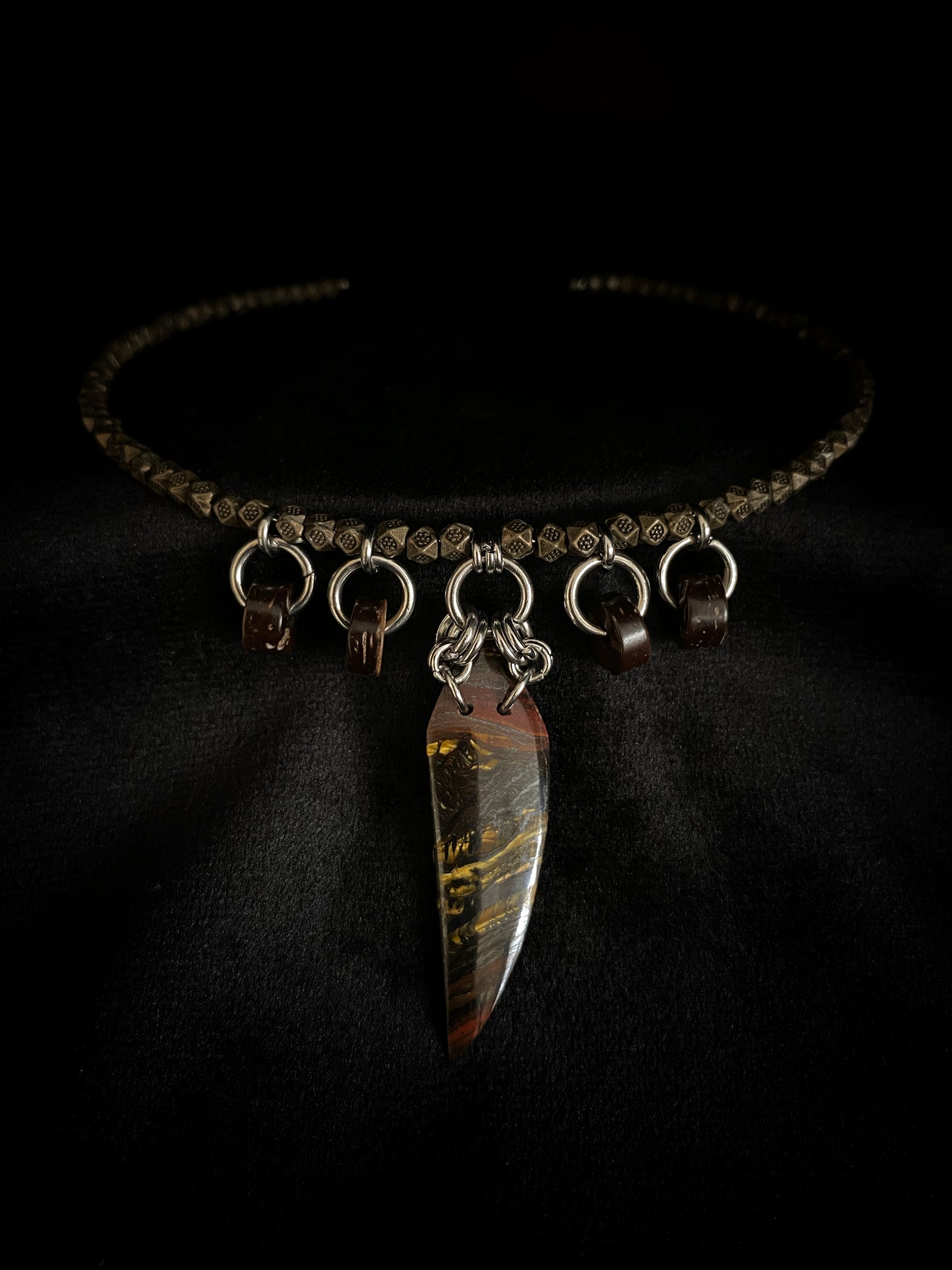 Boho ~ Tiger Iron Choker