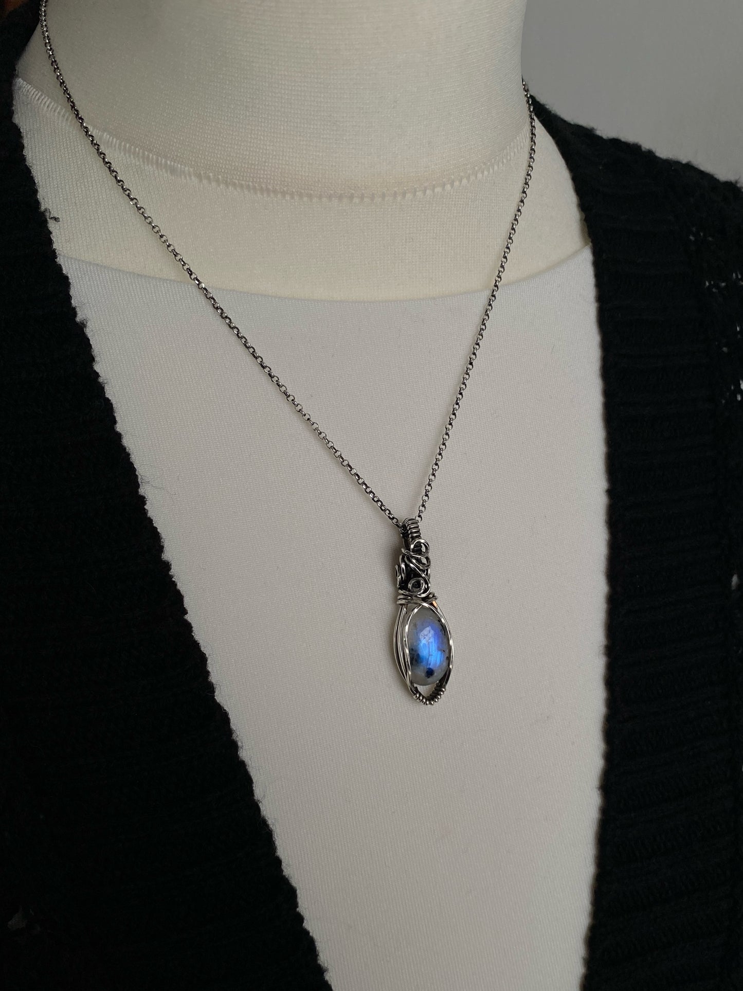 Flashy Rainbow Moonstone | Signature Wrap