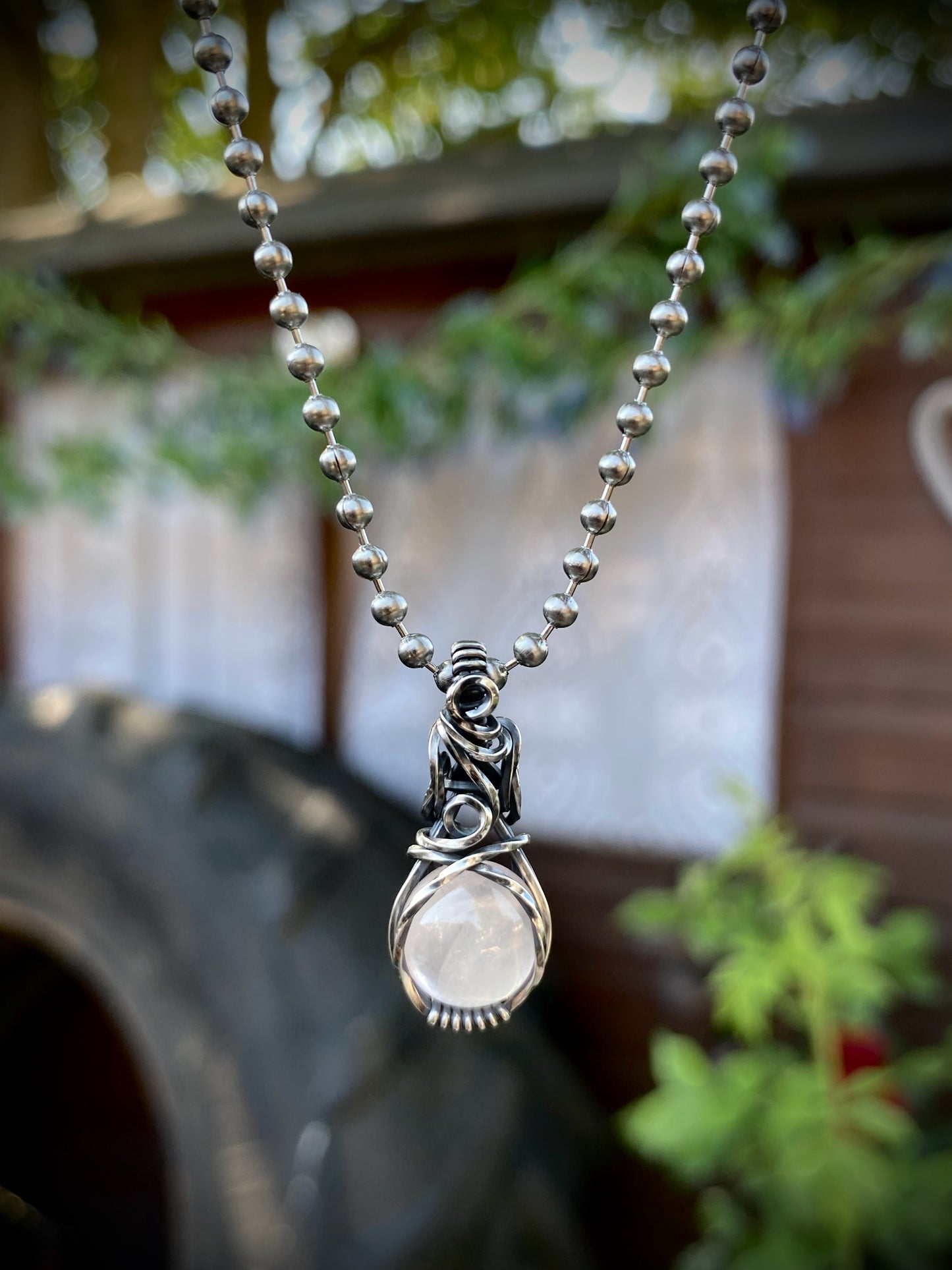 Rose Quartz Mini Crystal Choker