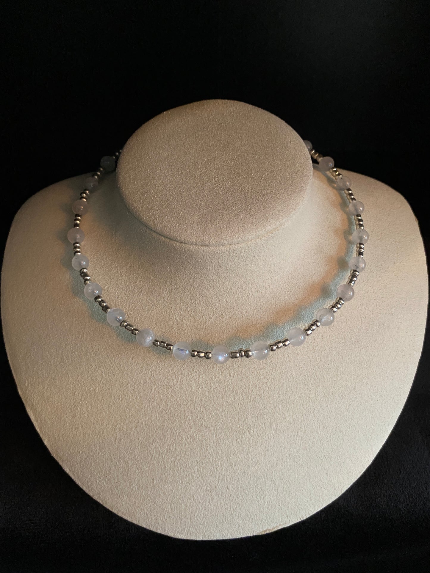 Rainbow Moonstone Choker