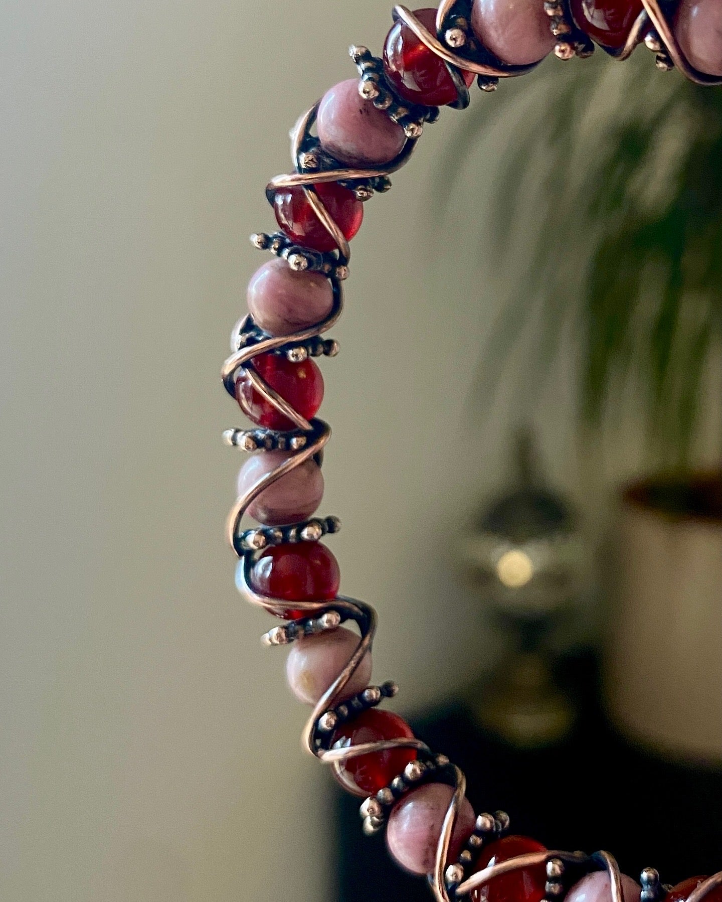 Red Carnelian | Rhodonite Bracelet