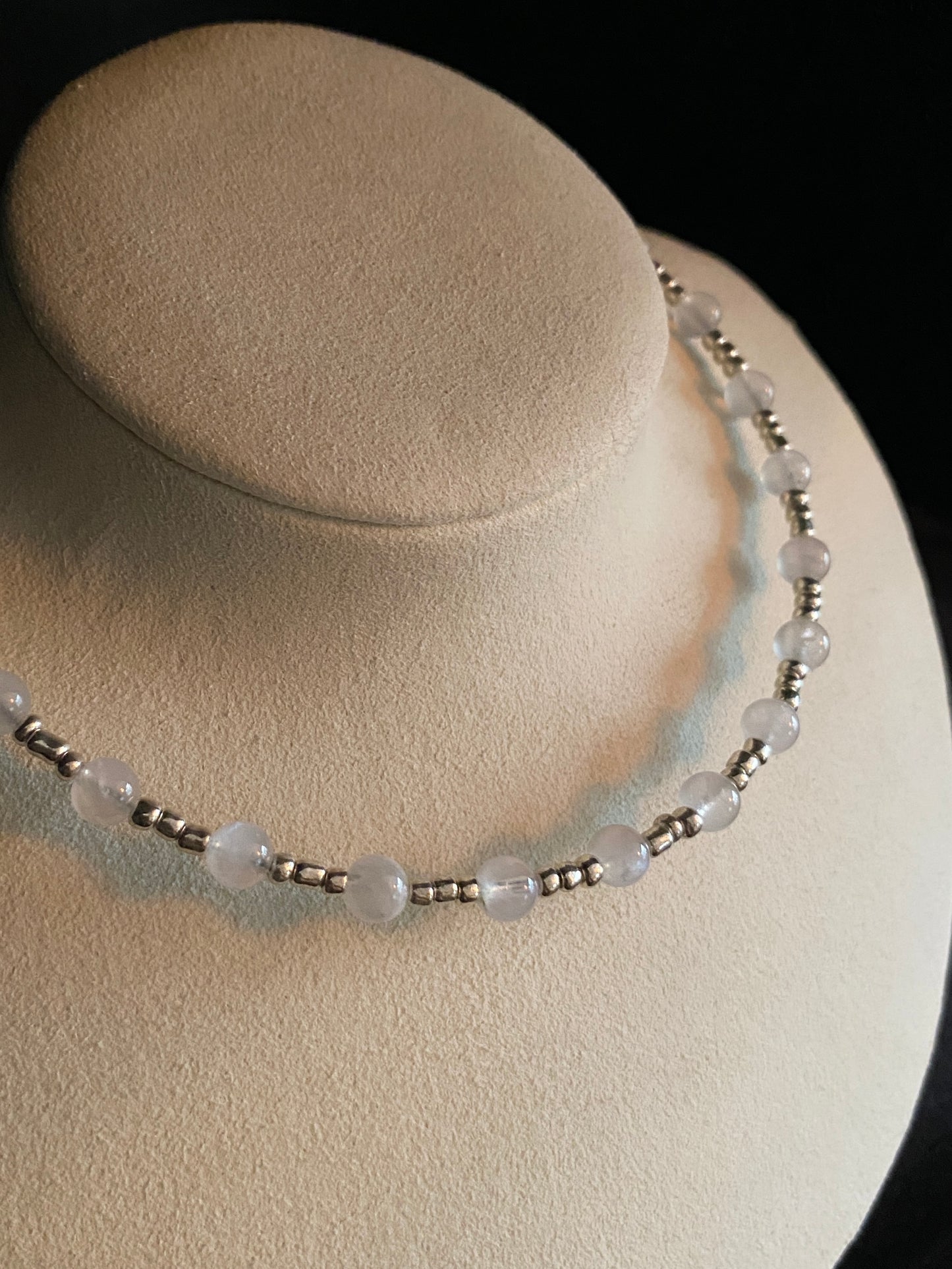 Rainbow Moonstone Choker