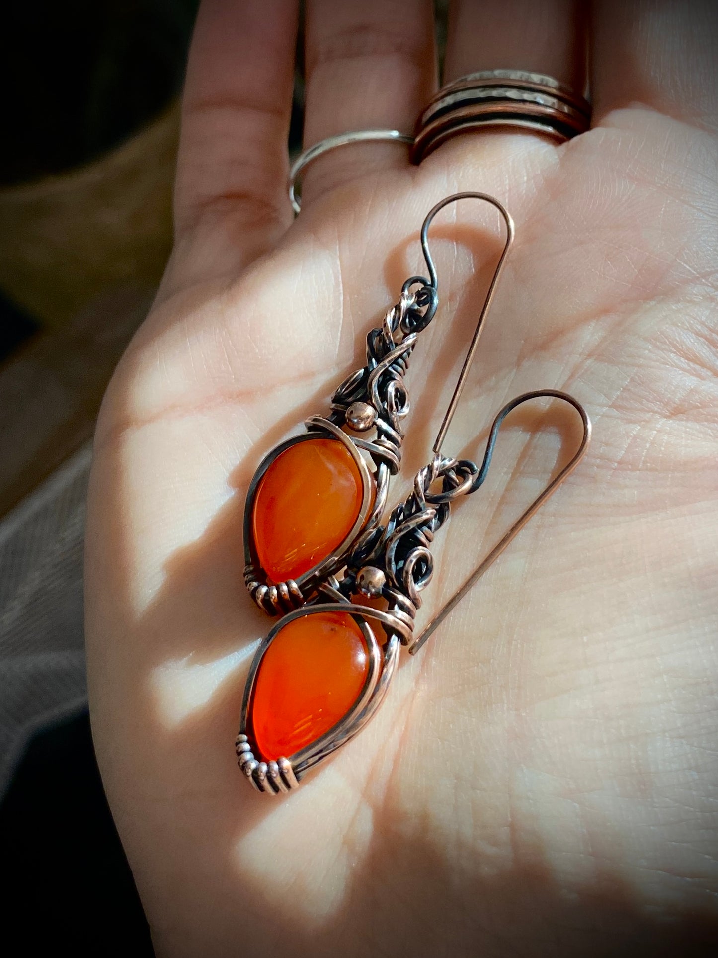 Carnelian Necklace & Earring Set