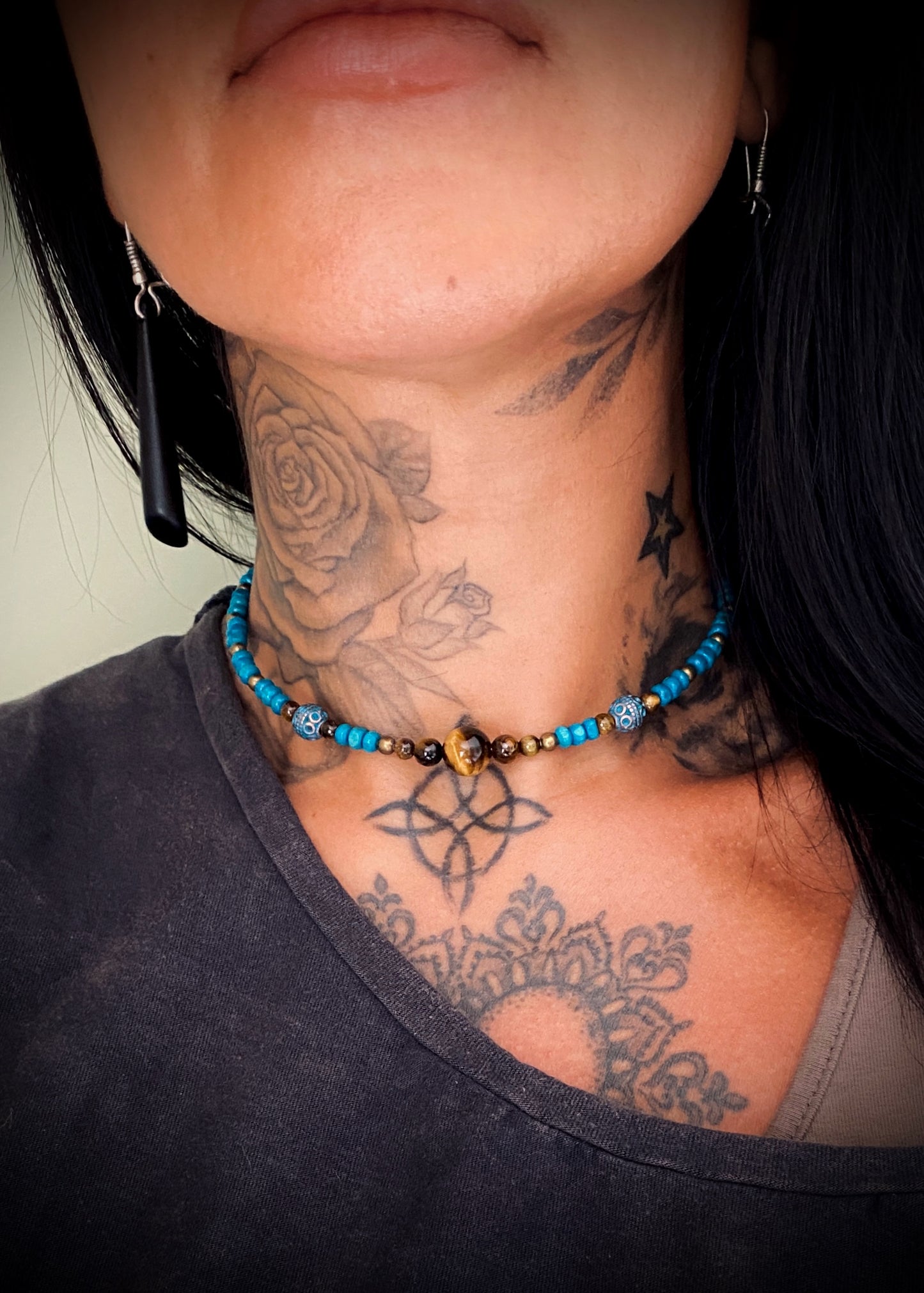 Boho ~ Tigers Eye Choker